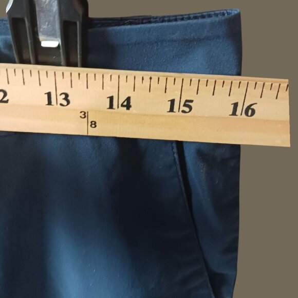 Bugatchi Womens Navy Capri Pants Size 6 - Picture 9 of 10